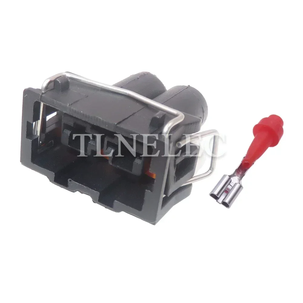 2 Pin Way Car Wire Harness Socket With Wires Auto Sound Horn Sealed Connectors For VW 15363600 357951772 357 951 772