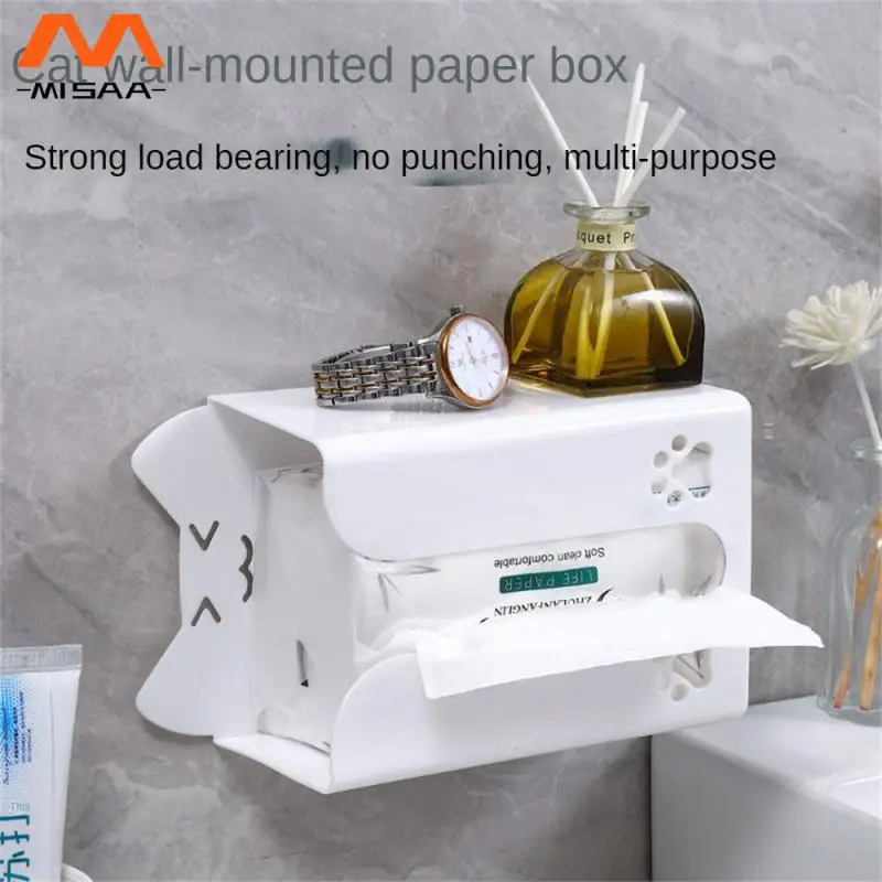 Towel Box Wall-mounted Storage Readily Available Wall Mount Paper Towel Rack Creativity Creative Idea Kitchen Tissue Holder