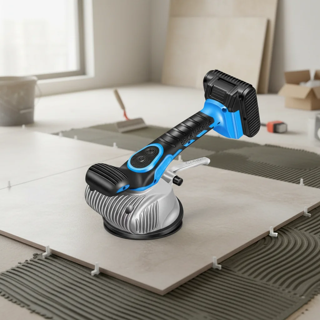 High-Power Alloy DIY Tile Laying Machine Vibration Leveling Device Portable Plastic Handle Tile Vibrator Wall Floor Tiles High