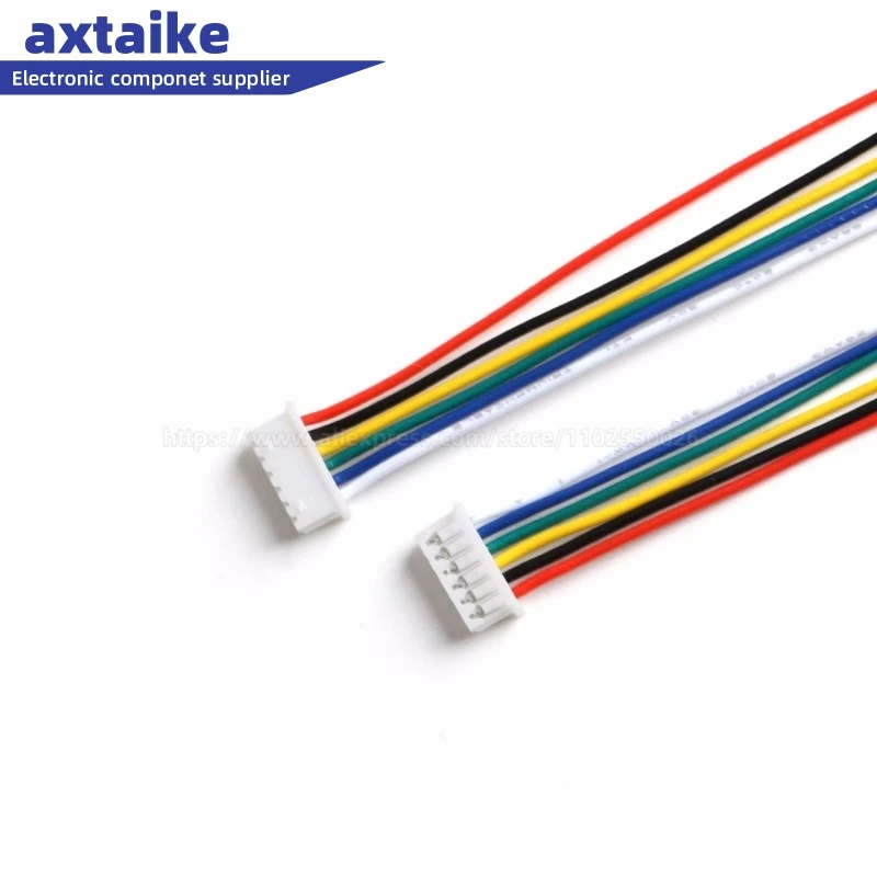 Conector de Cable Jst de 10 piezas, Conector Micro macho hembra de 1,25mm, conector Jack de 15CM, 2P, 3P, 4P, 5P, 6 pines, 15CM, 150MM