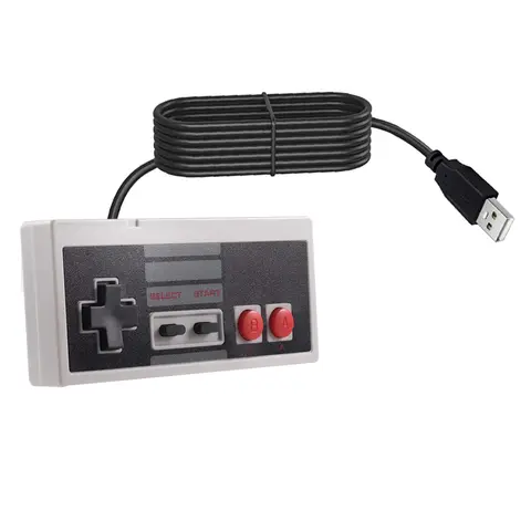 Per controller PC USB NES Videogiochi per computer Maniglia Gamepad USB retrò per controller joystick NES