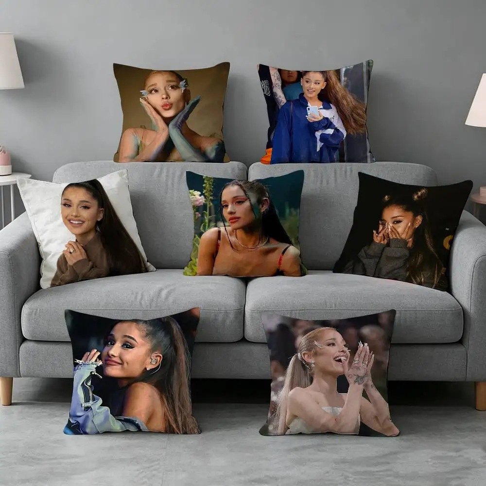 Arianas Grande-e Pillow cover Simple solid color design Surprise For Multiple Bedroom Styles.
