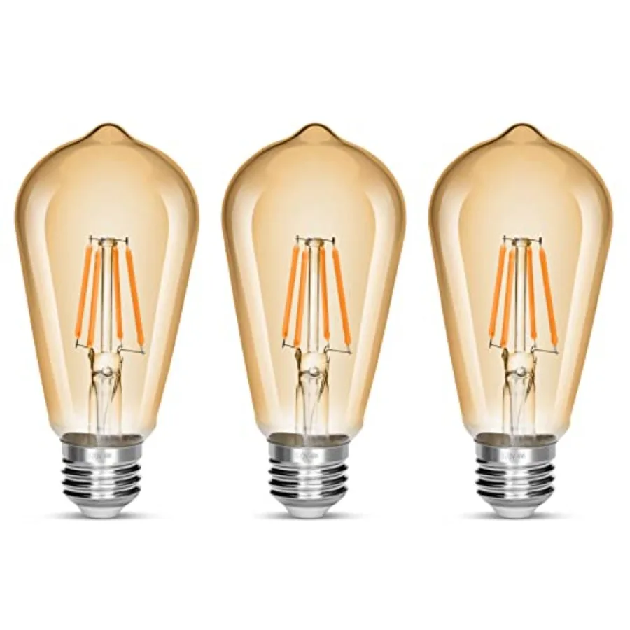 

LED Edison Bulb 4W, Antique 40W Vintage Edison Bulb, E26 Light Bulb Non Dimmable Led Bulb 450 Lumens 2300K