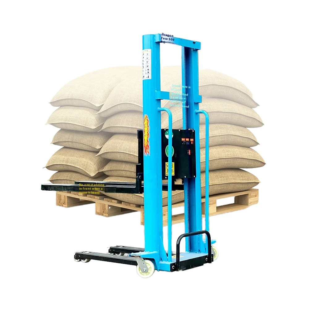 China Manufacturer Economic Hand Mini Lifter Stacker Forklift 2 Ton with Competitive Price