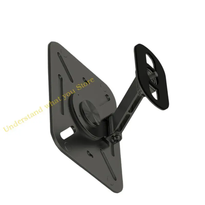 J60A Wall Ceiling Projector Mount Carbon Steel 3kg Load Capacity Projector Stand Foldable For Home Theater Setups