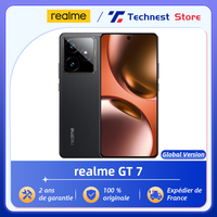 Global Version realme GT 7 5G AI Smartphone Mediatek Dimensity 9400e 120HZ AMOLED Display 7000 mAh Battery 120W Fast Charging