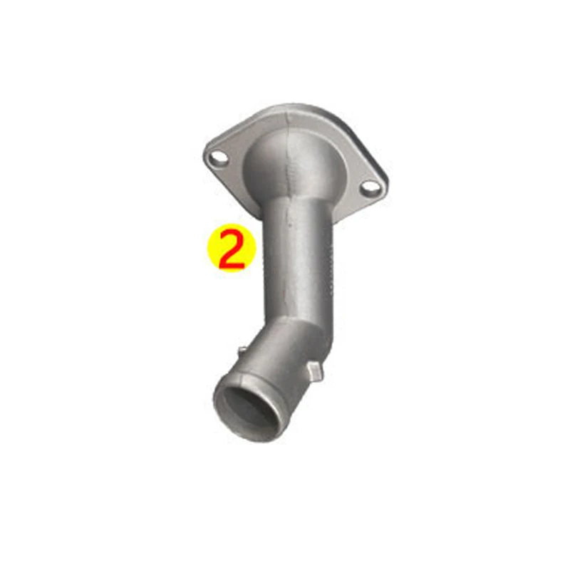 Voor VW Bora GOLF 4 waterleiding connector 4-weg en 5-weg Aluminium Koelvloeistof Slang Connector Flens Fit