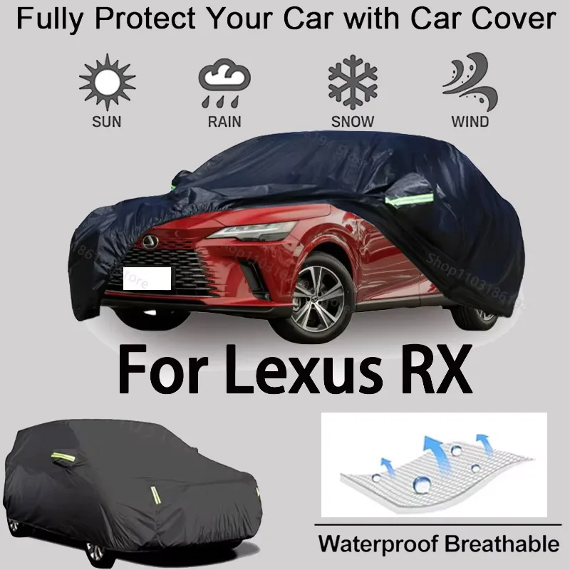 

Full Car Cover For Lexus RX Outdoor Protective Gear-Snowproof, Sunshield, Waterproof and Dustproof Automobile Accessories