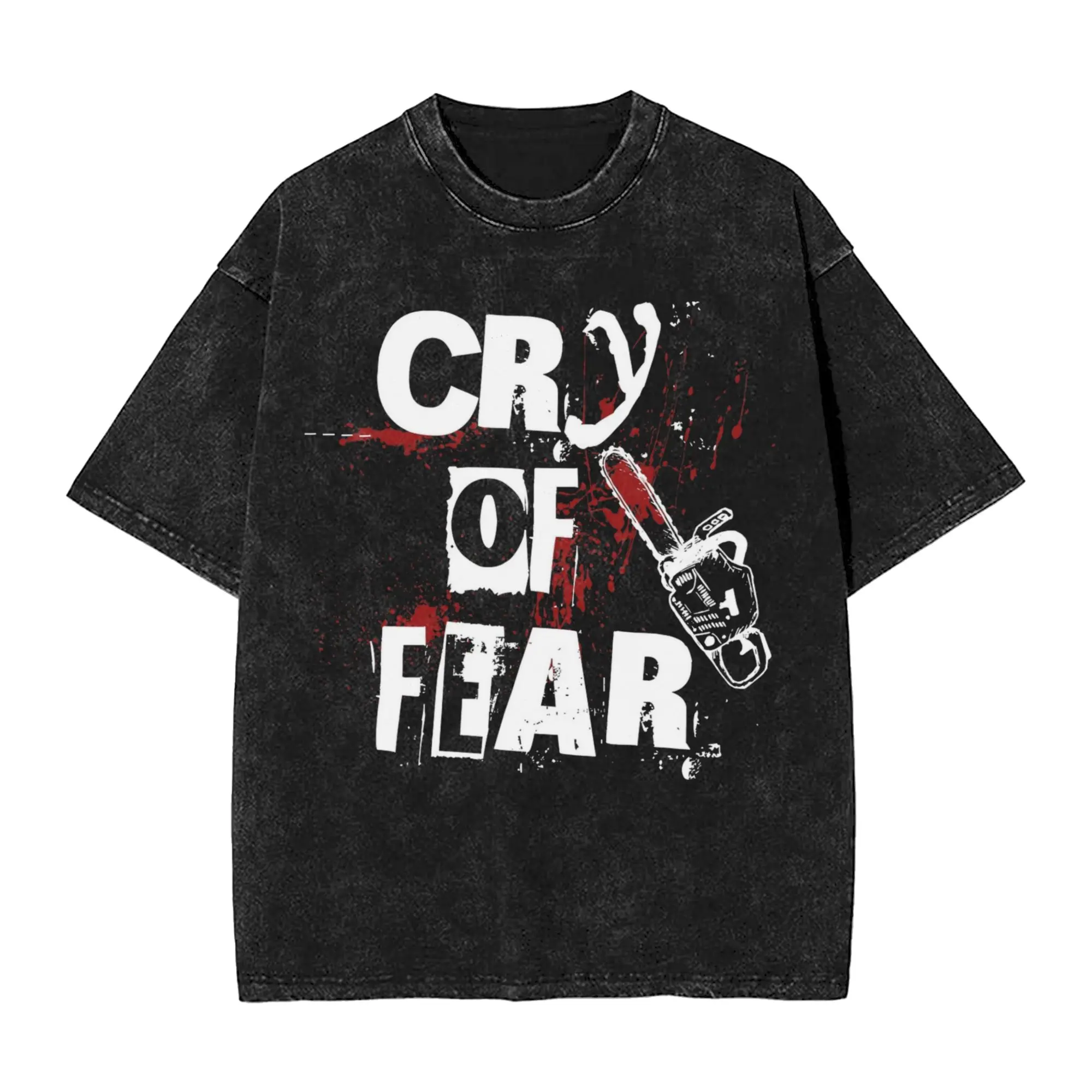 Cry Of Fear T Shirt for Men Pure Cotton Funny T-Shirts Crew Neck  Tees Short Sleeve Clothing Big Size