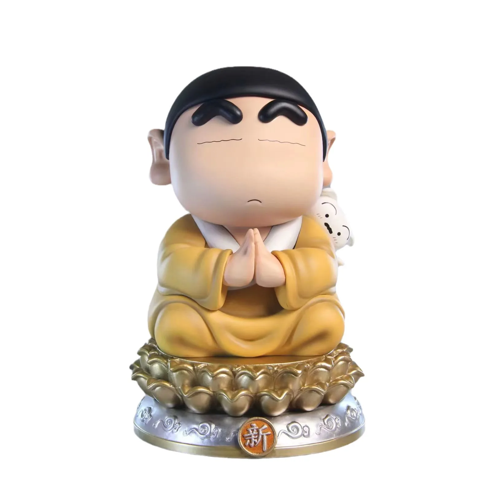 

Crayon Shin-chan Buddha's Blessing Shin-chan Figure Mario Shin-chan Handheld Collectible Figurine Car Display Model