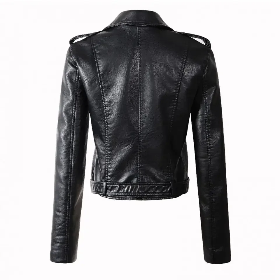 Leather Short 2026 Women's New Autumn And Winter American Short Spring And Autumn Top Zip-up Outerwear