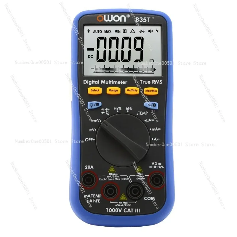 

B35T Plus Digital Multimeter Bluetooth Data Logger Auto Ranging High Accuracy Overload Protection