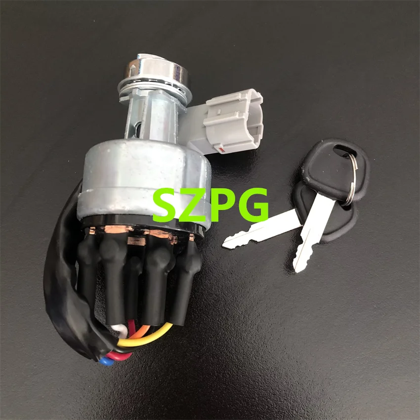 21N4-10400 For Hyundai R Sany SY 55 60 80 150 200 215 225-5-7-9 ignition switch start switch electric door lock Excavator Parts