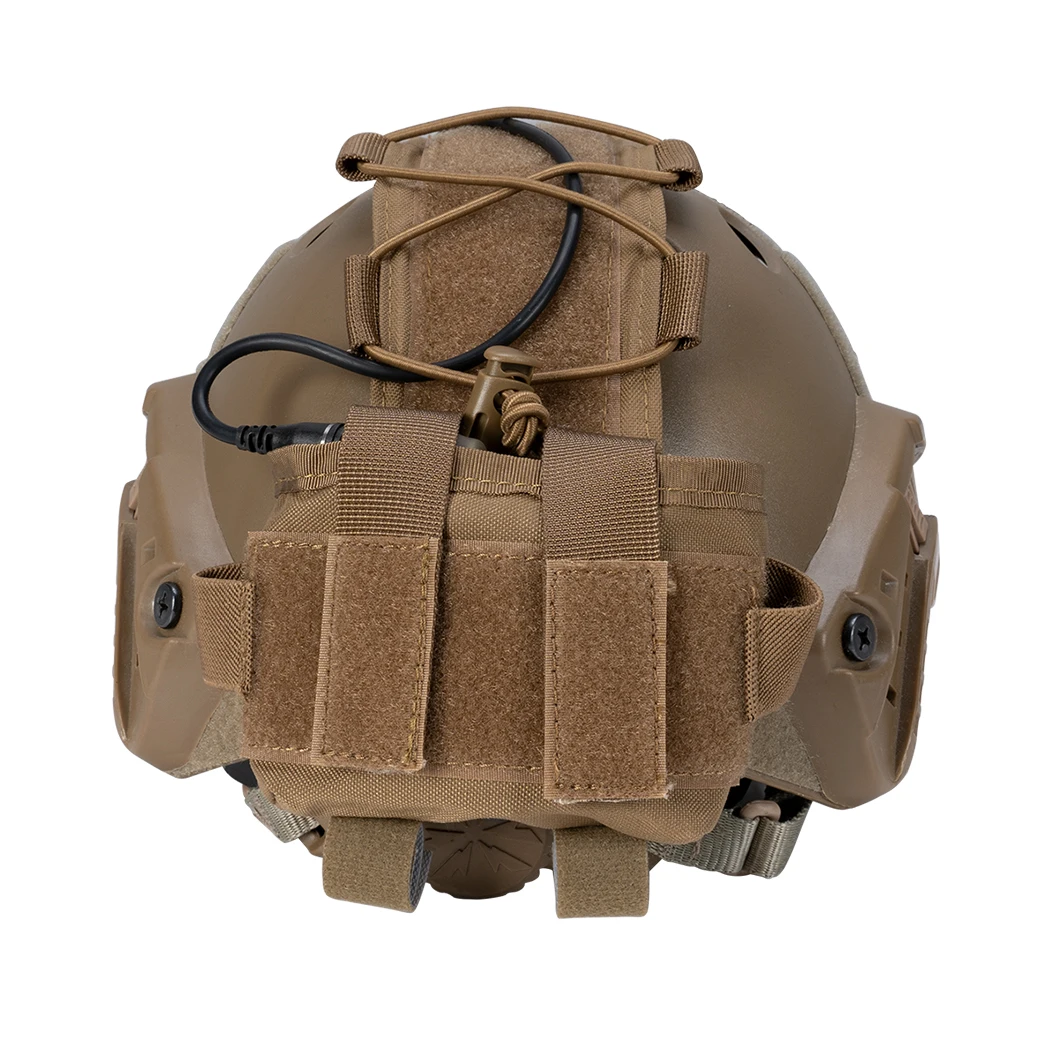 IIDOGEAR خوذة تكتيكية حقيبة بطارية MK2 موازنة الحقيبة 500D النايلون خوذة بطارية حقيبة للصيد الادسنس الرياضة في الهواء الطلق #6