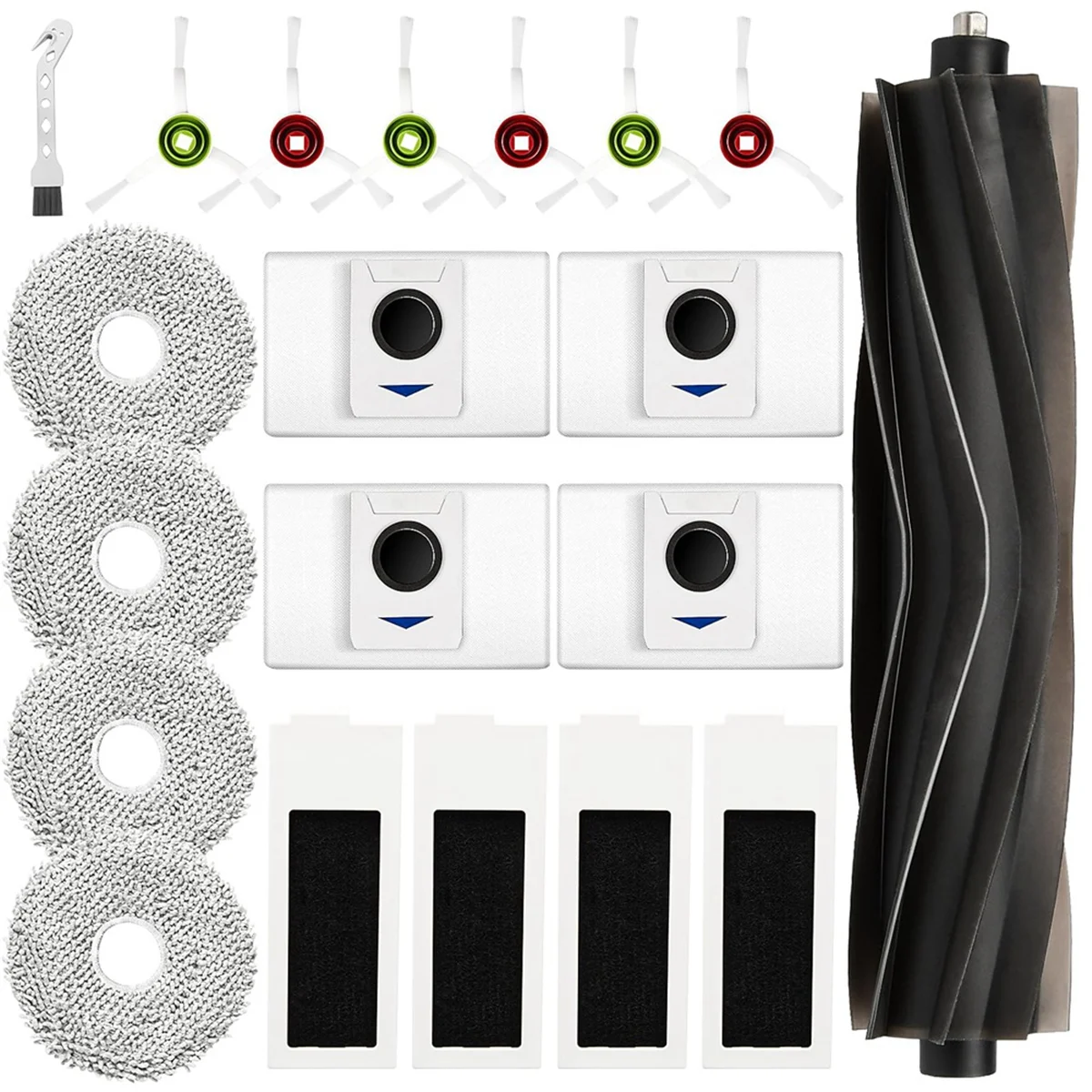 Peças de reposição para Ecovacs Deebot, Aspirador, Escova Lateral Principal, Mop Pad, Filtro Saco De Poeira, T20, OMNI, T20, T20 Max, T20 Pro