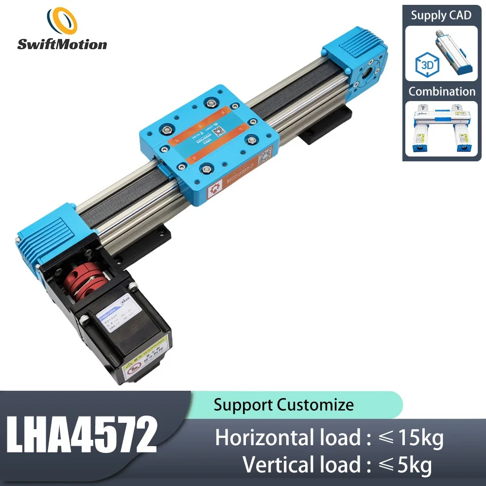 

Synchronous Belt Module Linear Guide Slide High-Speed Quiet Cross-Module Gantry With Nema23 Stepper Motor 2040 Aluminum Profile