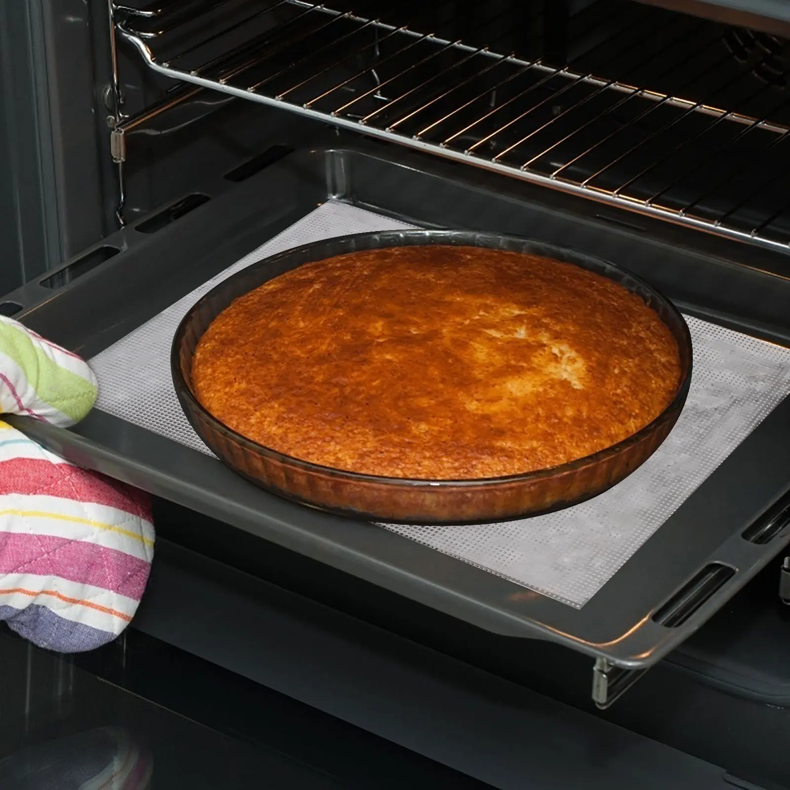 

9 Pcs Dehydrator Sheets Nonstick Food Dryer Mats Silicone Pads for Fruit Vegetable Meat Drying Easy Cleaning Baking Pan