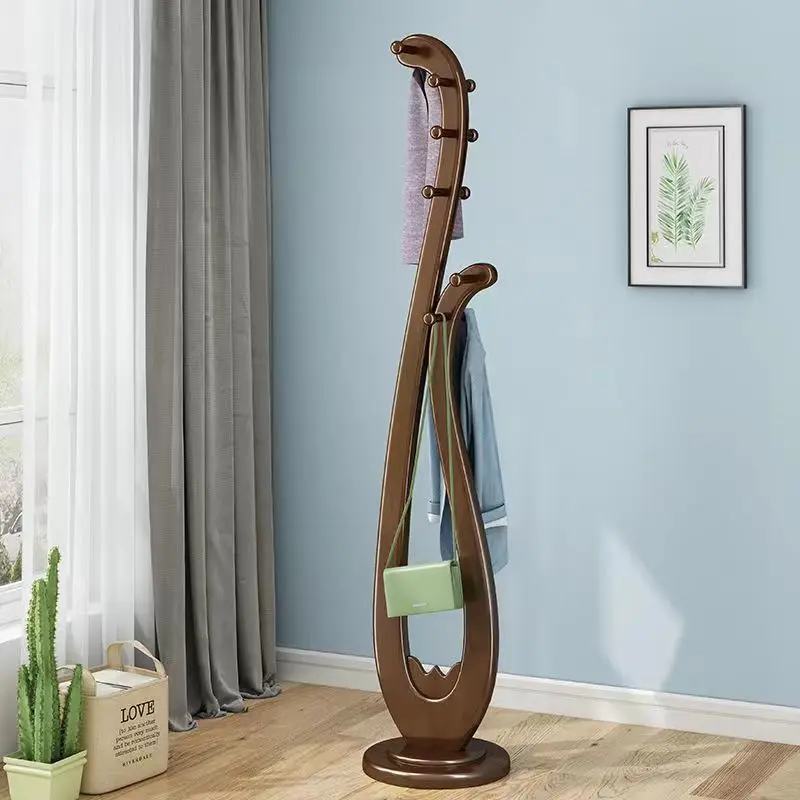 Modern Wooden Clothes Rack Aesthetic Clothing Store Entrance Coat Rack Storage Recibidor De Entrada Mueble Living Room Furniture