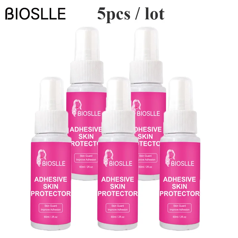 

5PCS BIOSLLE 60ml Skin Protector Guard for Hair Adhesive Bonding Lace Wig Glue Primer Scalp Shield