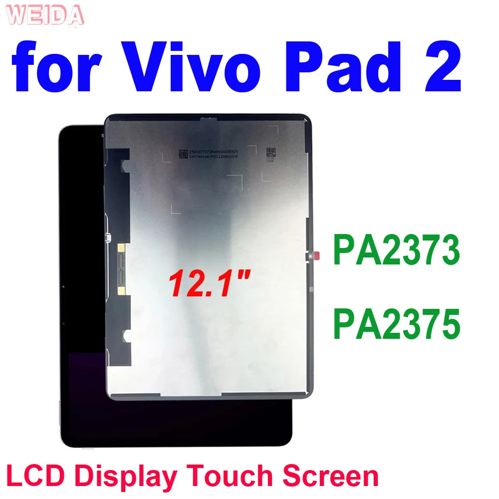 

12.1" LCD for Vivo Pad2 Pad 2 LCD PA2373 PA2375 LCD Display Touch Screen Digitizer Assembly for Vivo Pad 2 LCD Replacement Parts