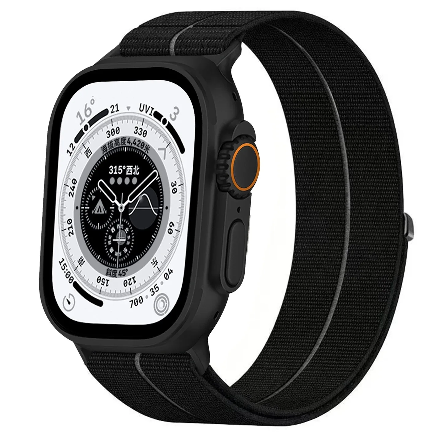 Gewebtes Nylonarmband für Apple Watch Band Ultra 3 2 49mm 45mm 42mm Armband Iwatch Series 11 10 9 8 7 6 SE 5 4 38 46 41mm 44mm 40mm