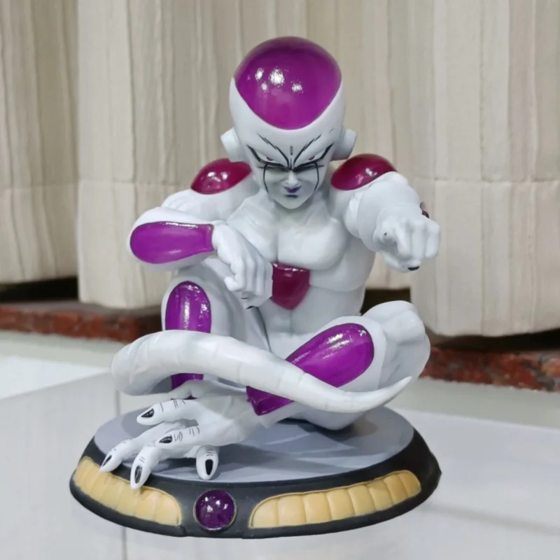 Figura de Dragon Ball Gk Fc Frisa, estatua de villano sentado, modelo de adorno de escritorio, juguete de colección de escritorio periférico de Anime