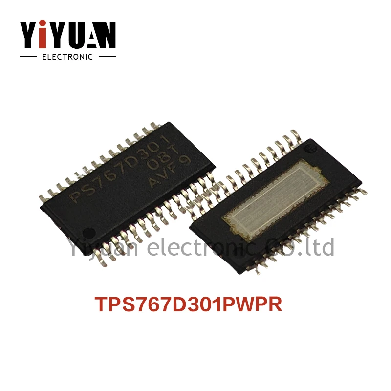 

5PCS NEW TPS767D301PWPR TPS767D301 HTSSOP28 Linear regulator Dual channel low voltage drop regulator chip