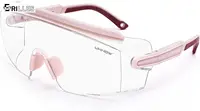 Gafas de seguridad industriales, resistentes a impactos con protección UV, diseño completo a prueba de viento para laboratorio, ciclismo, construcción