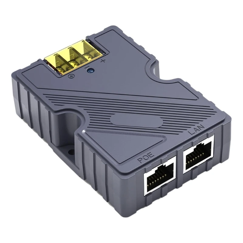 

High Power 150W Gigabit Ethernet PoE Injector Ensures Safe Power Distribution Harsh Environment Secure Networks Powering