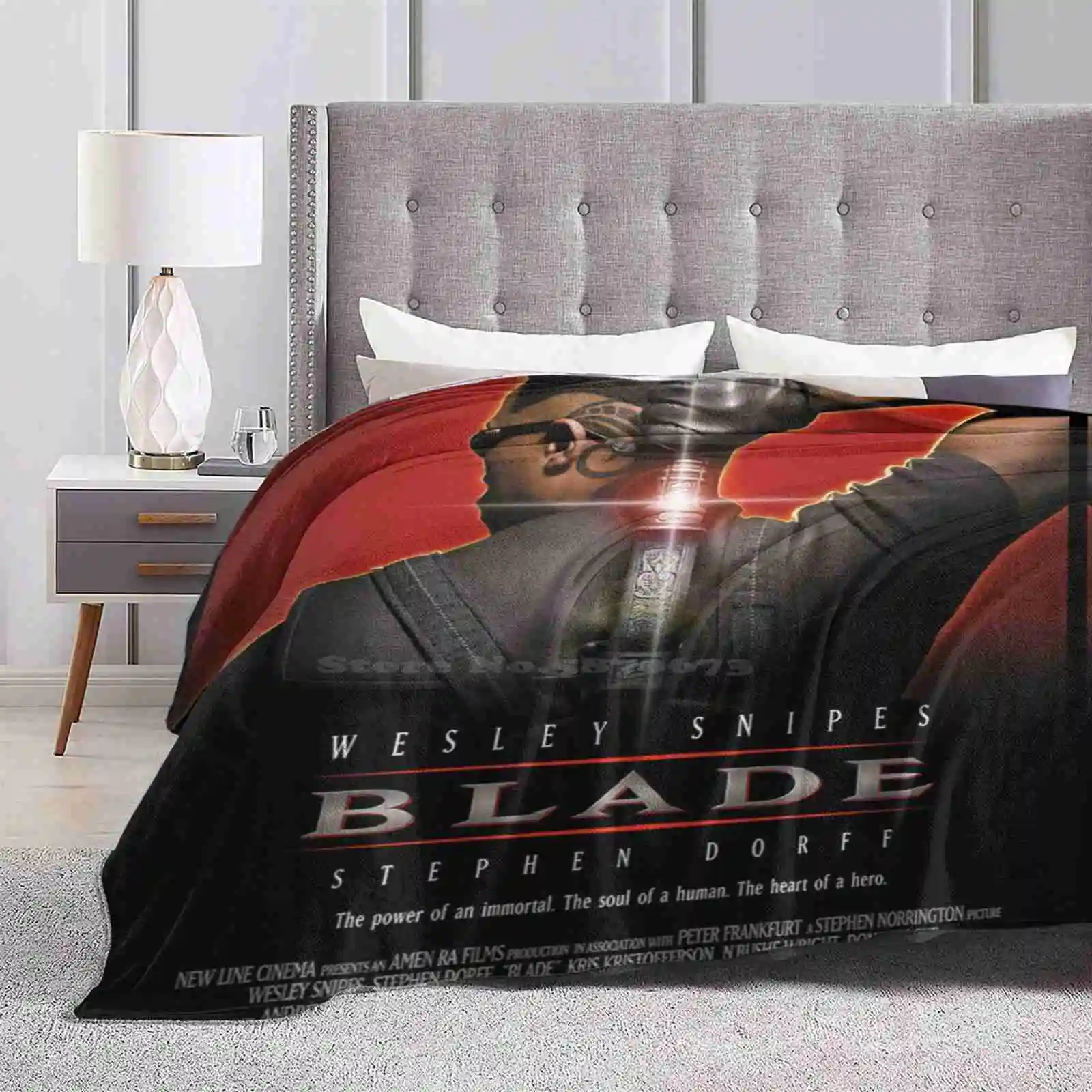 Blade New Arrival Fashion Leisure Warm Flannel Blanket Movies Films 1950S 1960S 1970S 1980S 1990S Retro Classic Horror Terror