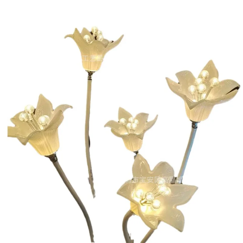 New wedding luminous lily hose street guide light wedding stage scene arrangement free bending decorative