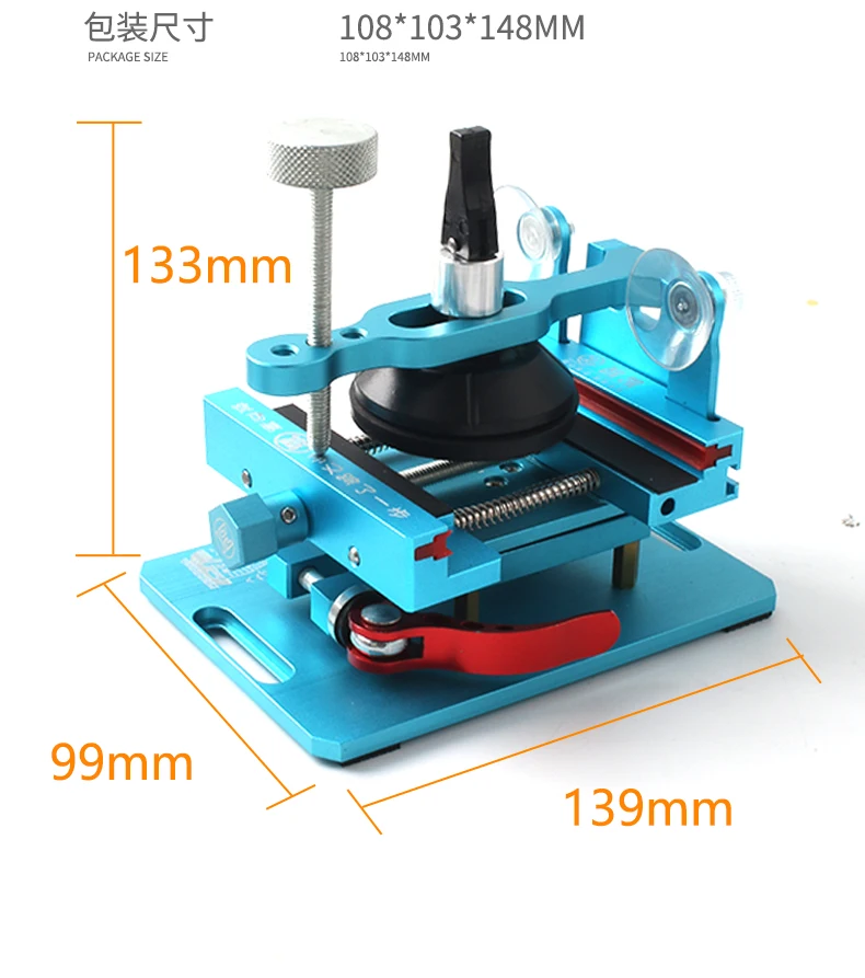 XZZ X4-accesorio multifuncional 4 en 1 para extracción de pantalla, accesorio de sujeción de presión para teléfono, separación de pantalla LCD, eliminación de cubierta trasera de vidrio