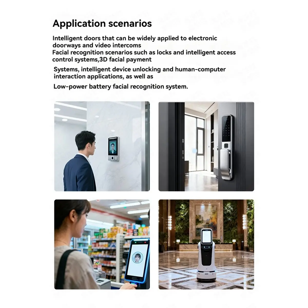 2026 New HLK-FRM1213 Face Recognition Module Intelligent AI 3D IR Infrared Binocular Camera Liveness Detection Cat-Eye Visible