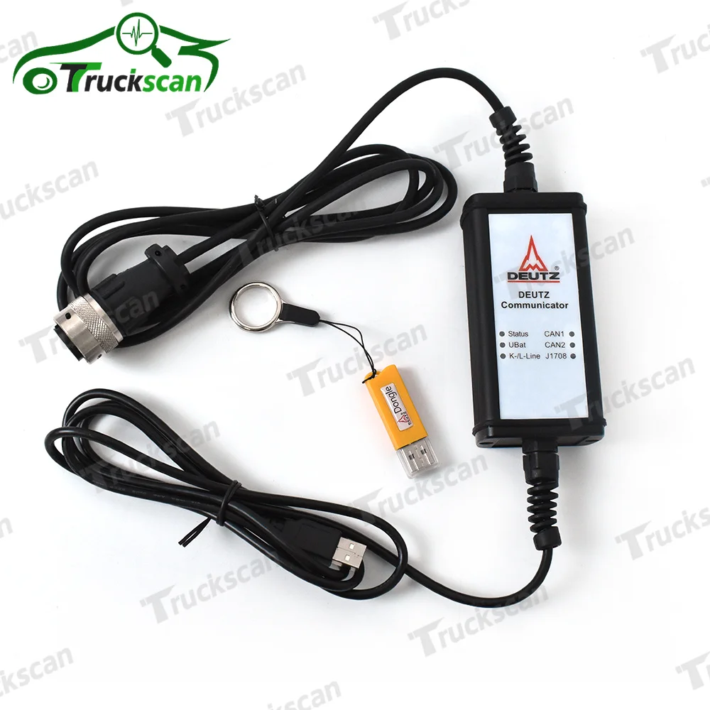 Per DEUTZ DIAGNOSTIC KIT DECOM Comunicatore Diagnosi Scanner Deutz SerDia 2010 Strumento diagnostico diesel