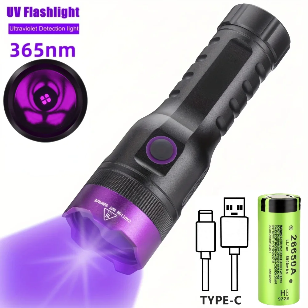 20W 365Nm Uv Flashl…