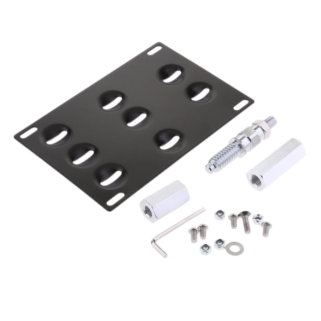 

Car Front Bumper Tow Hook License Plate Bracket Holder for BMW E82 E88 E90 E91 E92 E93 E70 X5 E71 X6 Etc Auto Car Accessories