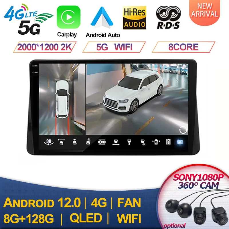 

For Mitsubishi Eclipse Cross 2018 2019 Car Radio Multimedia Player Android Auto GPS Navigation QLED 4G 2din 2 din Carplay