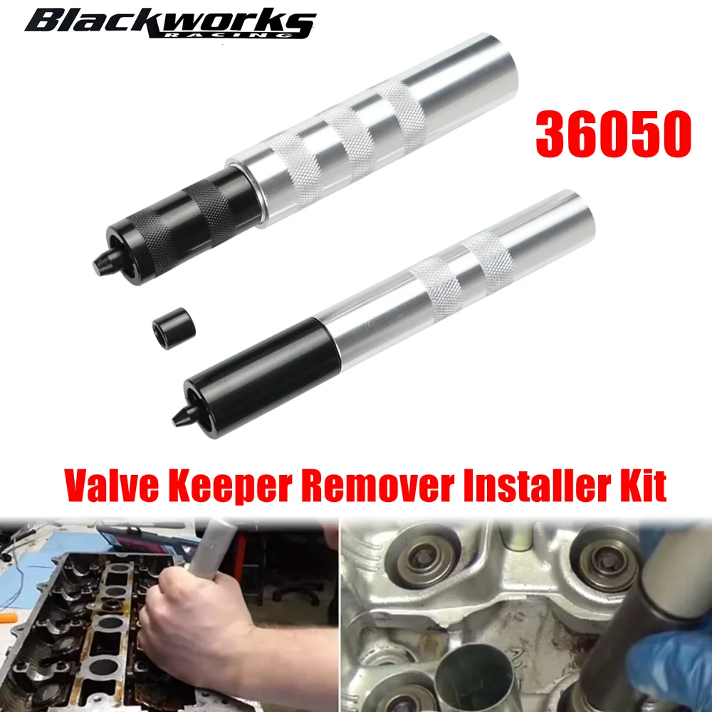 36050 Valve Keeper Remover and Installer Kit Retainer Removal Tool & Valve Spring Compressor For 4.5 to 7.5mm & 5/16