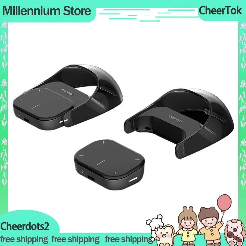 CheerTok Cheerdots 2 Wireless Touchpad All-in-one Pocket AirMouse AI Recording ChatGPT Enabled Mouse Presenter Custom Mouse Gift