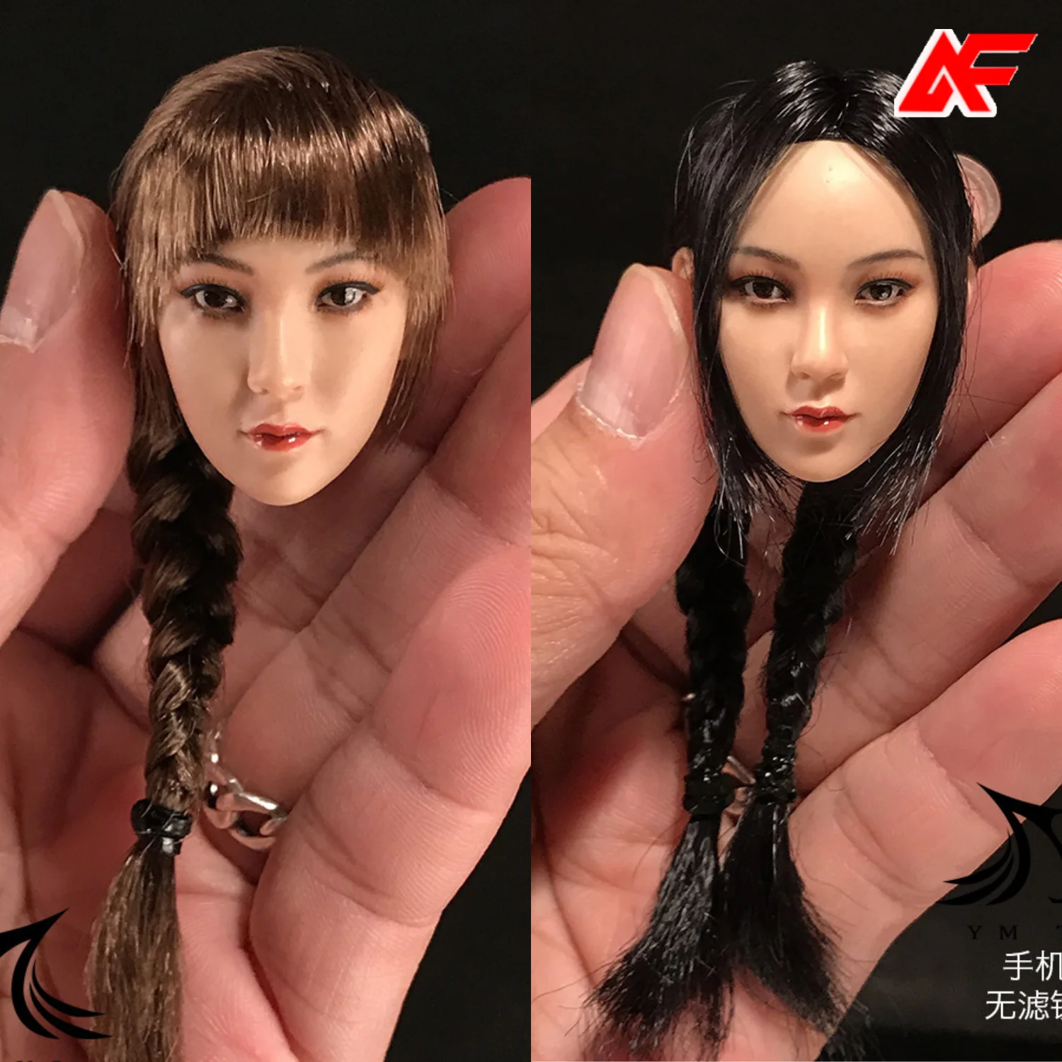 YMTOYS 1/6 Scale Asian Girl Ying Head Sculpt Model für 12 Zoll JO TBL ANT Pale Suntan Skin Color Female Action Figure Body