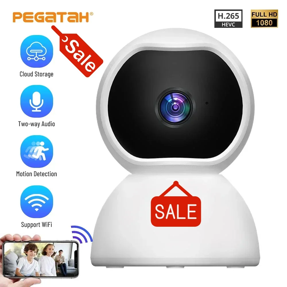 

БОЛЬШАЯ ПРОДАЖА Wi-Fi PTZ-камера Внутренняя аудио-видео радионяня Беспроводное ночное видение Двустороннее аудио IP-камеры домашней безопасности