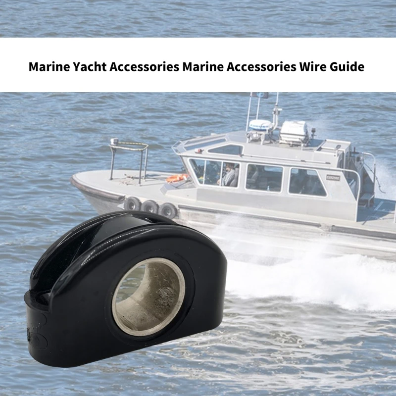 Universal Boat Deck Guide Roller Nylon Fairlead Bullseyes Fitting For Saltwater Environment Applications