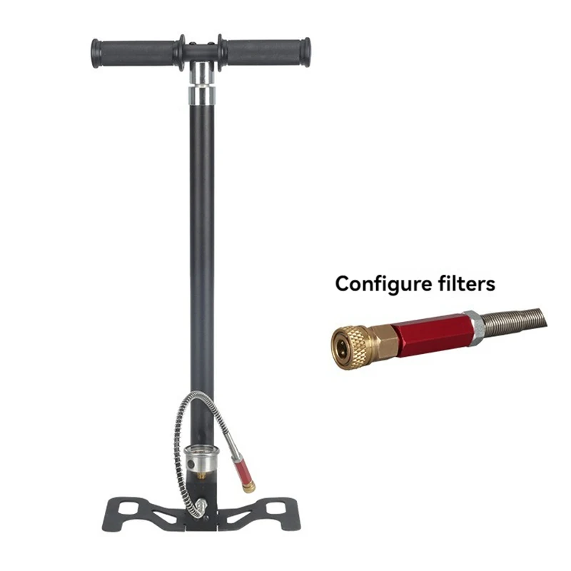 

High Pressure Air Pump Folding Car Tyre Inflator for Gas Cylinder Tire Kayak Ball Inflatable Air Gun Filling High Pressure Pump