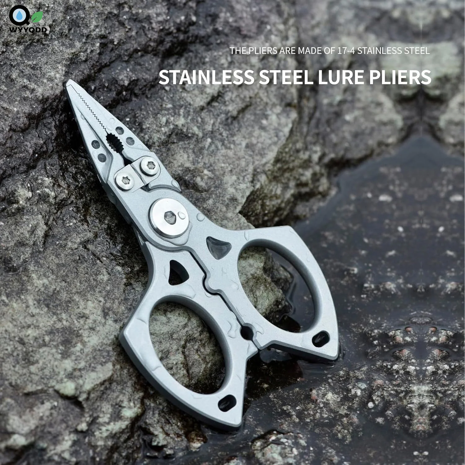 

Sainless Steel With Open Loop Fishing Pliers,Hook Remover,Braided Wire Scissors,Convenient Fishing Equipment,Outdoor Equipment