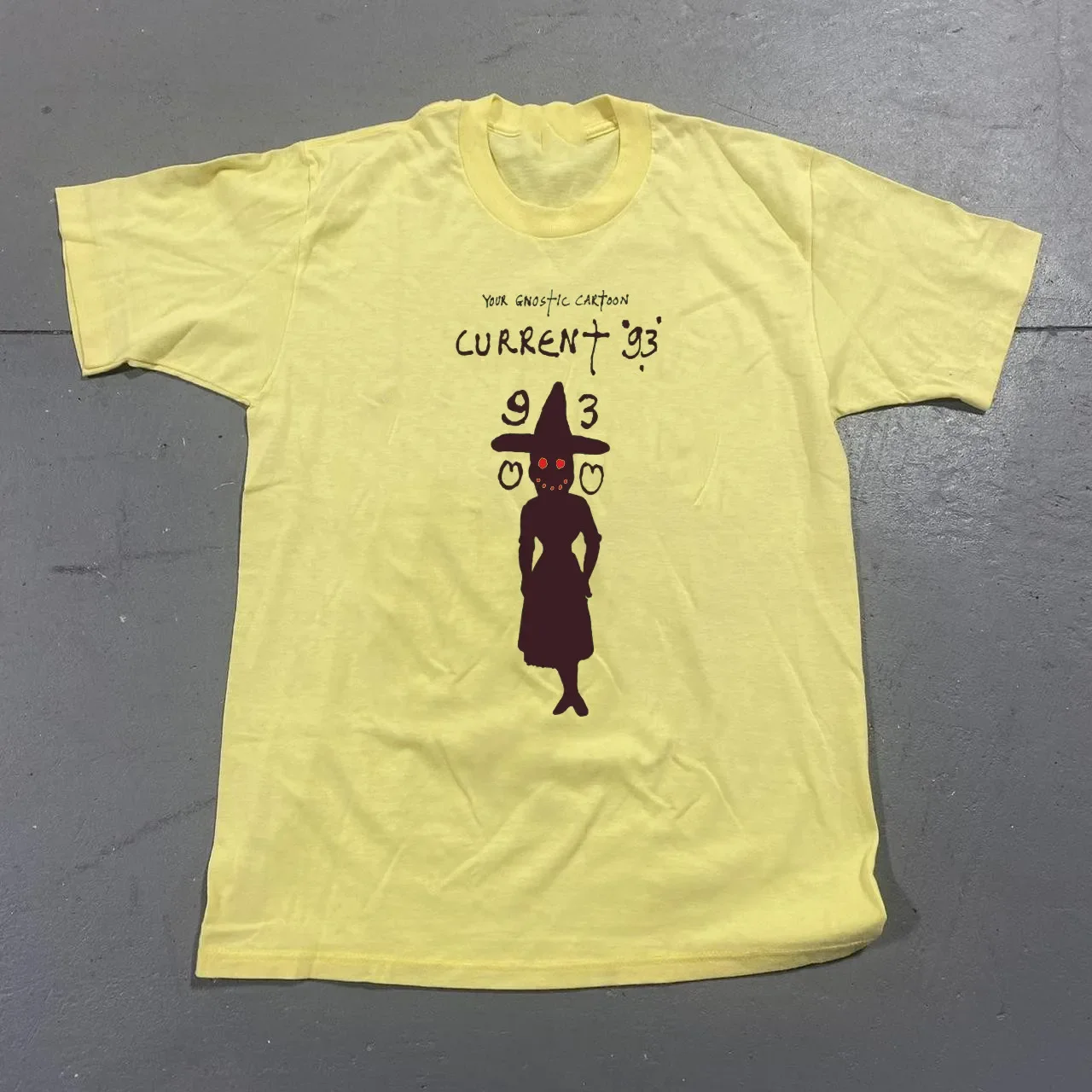 NEW Current 93 Band Tour 2025 Gift For Fan FULL SIZE S-5XL Yellow T-shirt TMB506