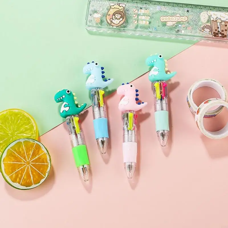 4 Color-in-1 Pen Pen bolígrafo 0.7 mm Consejo para escribir para estudiantil
