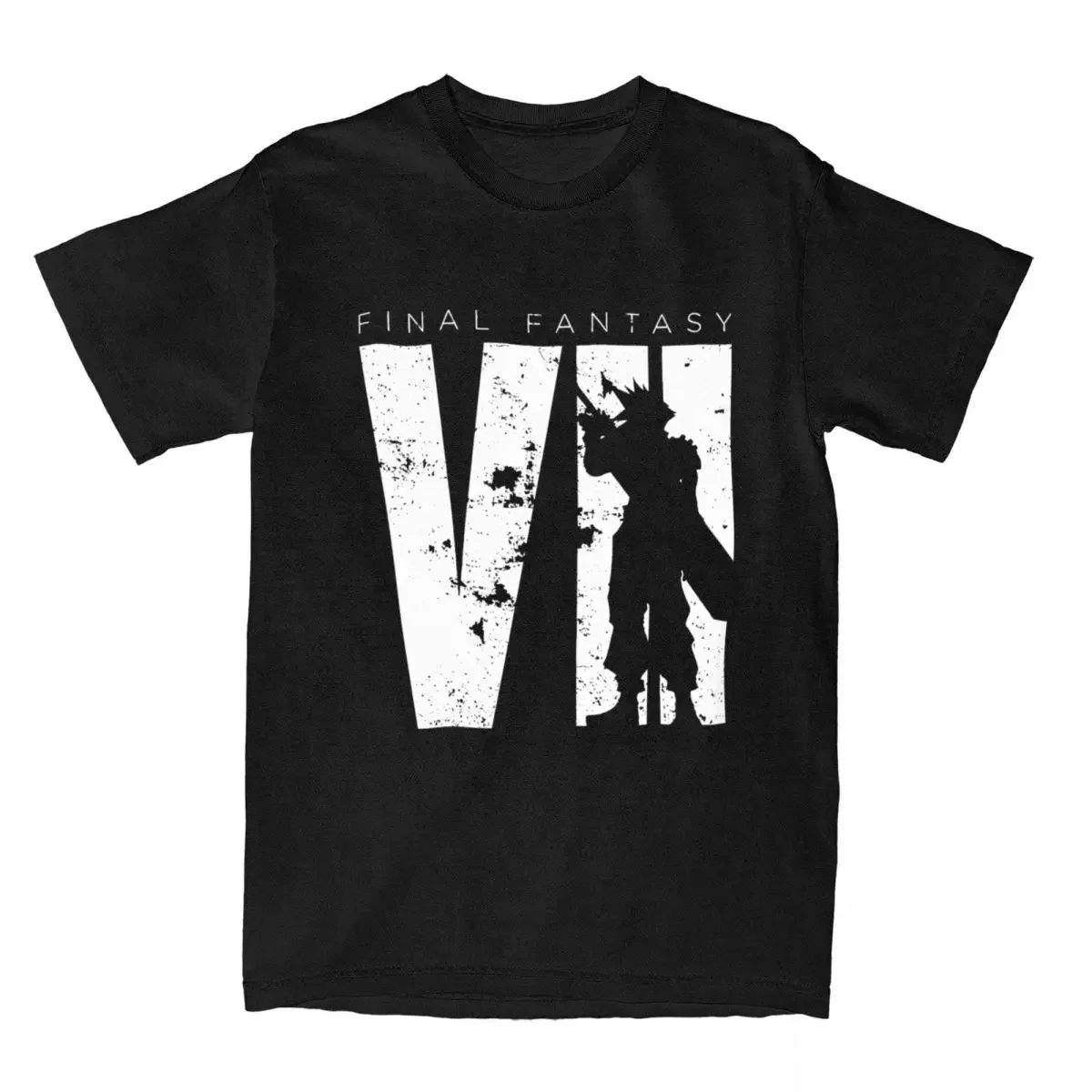 Final Fantasy VII Rebirth Game T Shirts Merchandise Men Women's Pure Cotton Novelty T-shirt Short Sleeve Clothing Printed