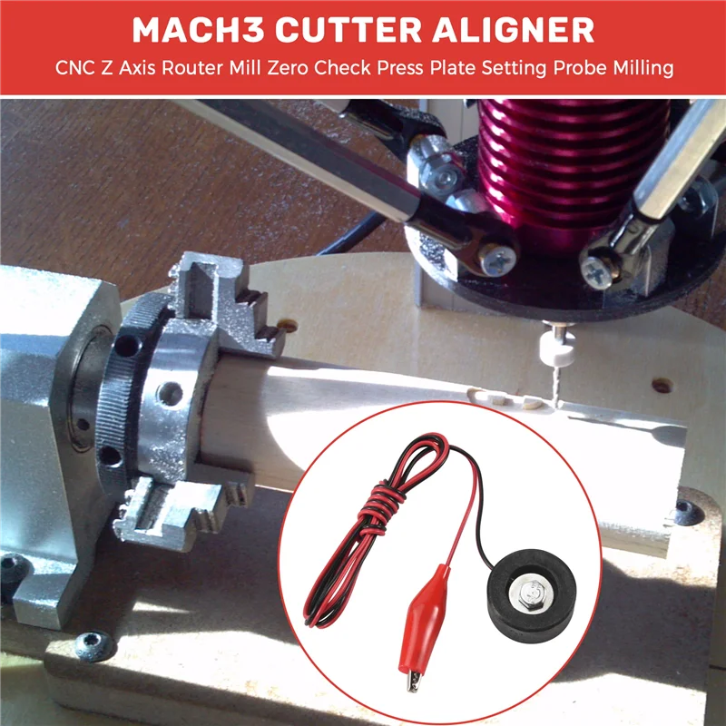 AB06 لأداة MACH3 باستخدام الحاسب الآلي Z محور راوتر مطحنة صفر تحقق الصحافة لوحة إعداد التحقيق طحن 35 مللي متر أدوات آلة الحفر باستخدام الحاسب الآلي