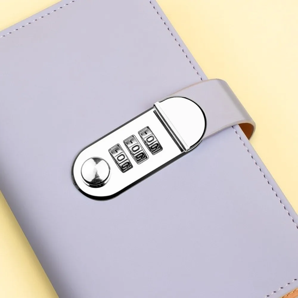 50Sheets Saving Money Binder Portable Refillable Budget Binder with Lock Savings Handbook Wallet Storage Account Book