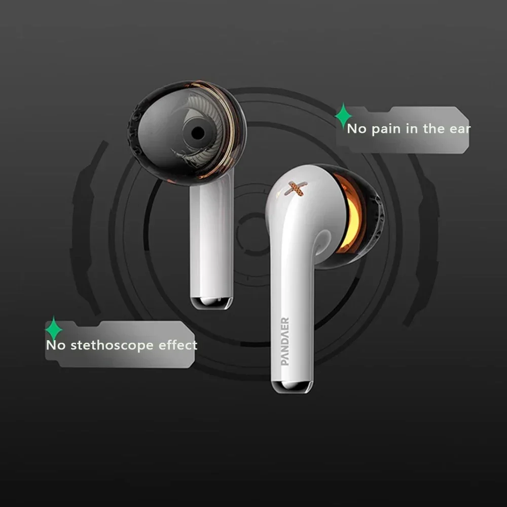 Meizu Pandaer PASA Radar 1S Wireless Gaming Headset Waterproof Noise Reduction HIFI Earbuds Long Endurance PC Accessories